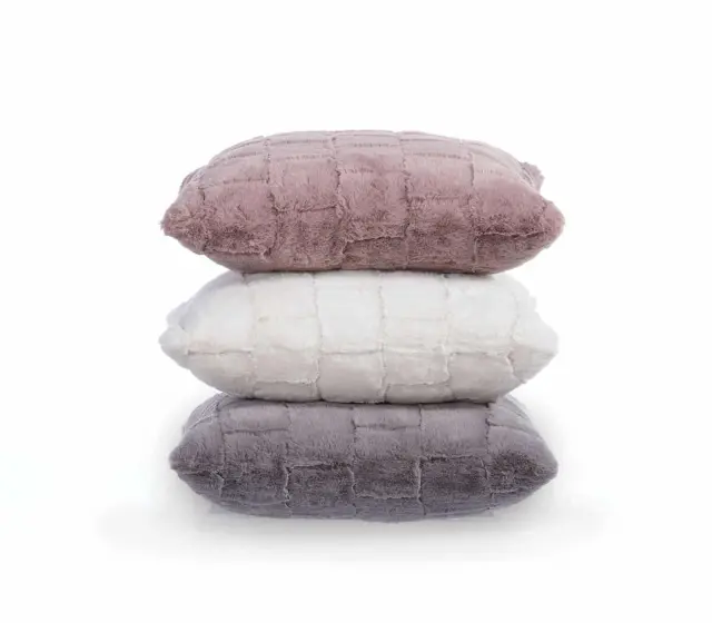 ΔΙΑΚΟΣΜΗΤΙΚΟ ΜΑΞΙΛΑΡΙ RABBIT FUR BARLOW 45X45 ECRU NEF NEF 2
