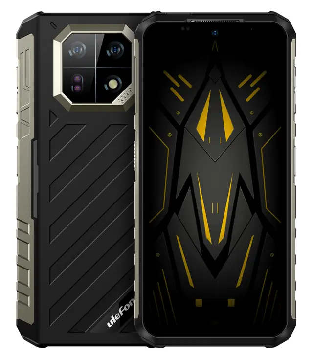 ULEFONE smartphone Armor 22, 6.58", 8/256GB, 6600mAh, IP68/IP69K, μαύρο