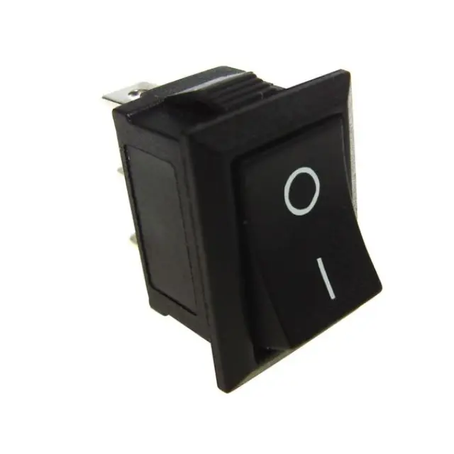 Switch tumbler 1-0 3p black 250V 6A 8323 BOWI