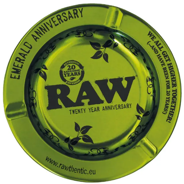 Raw Μεταλλικό Τασάκι Green Emerald Anniversary - 14cm