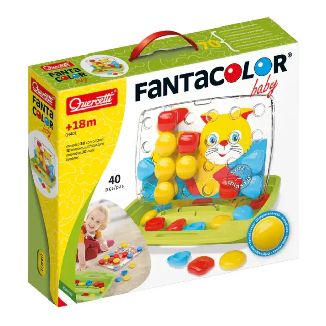 Quercetti FantaColor Baby 40τμχ (18+ μηνών) 04401