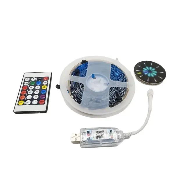 Aerbes ταινία LED τροφοδοσίας usb (5V) RGB με τηλεχειριστήριο τύπου SMD5050 3