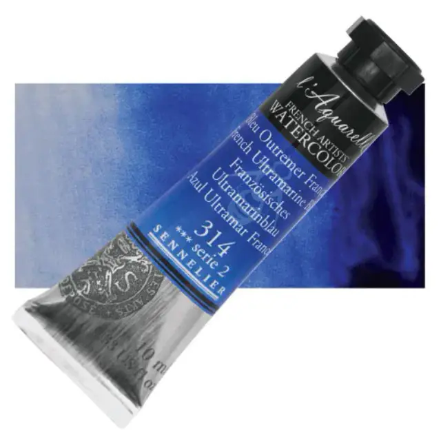 Χρώμα Ακουαρέλας Sennelier l Aquarelle Σωληνάριο 10ml - 314 French Ultramarine Blue