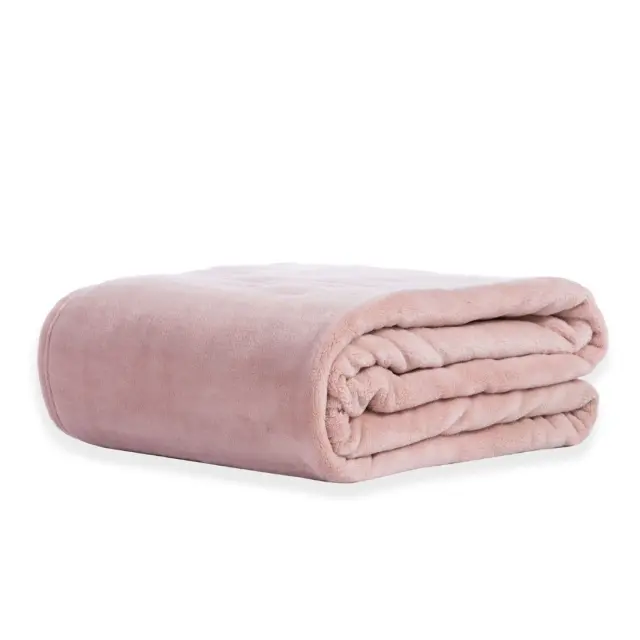 NEF-NEF ΚΟΥΒΕΡΤΑ FLEECE ΥΠΕΡΔΙΠΛΗ COSY, 100% ΠΟΛΥΕΣΤΕΡΑΣ - PINK (031660)