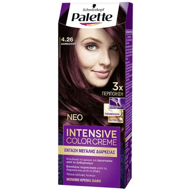 Schwarzkopf Palette Intensive Color Creme Semi-Set 50ml | Απόχρωση 4.26 Δαμασκηνί