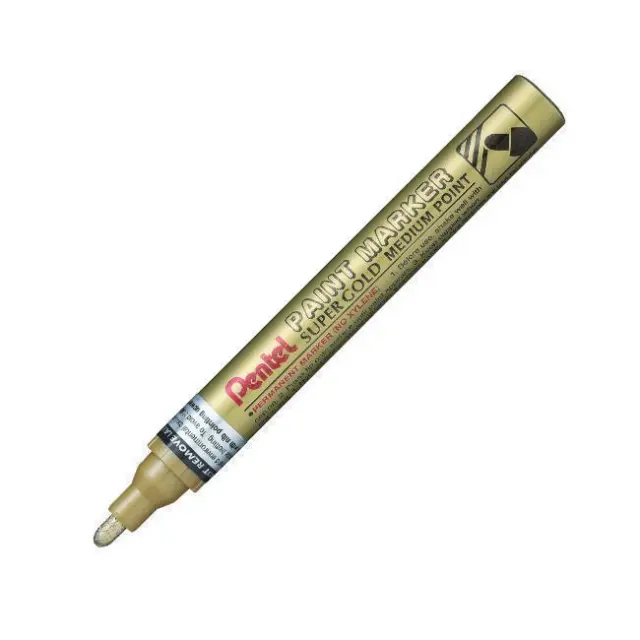 Pentel Μαρκαδόρος Λαδιού Χρυσός Medium (MMP10X)