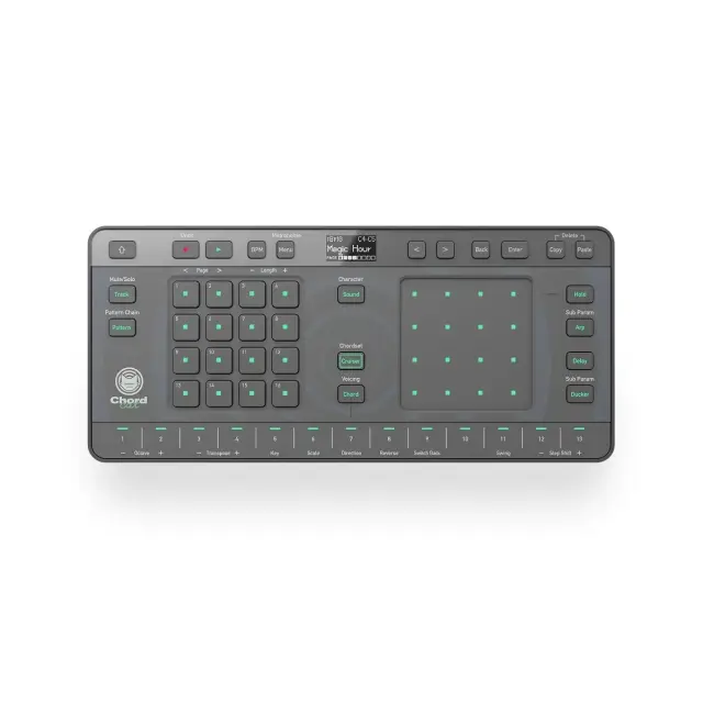 AlphaTheta Chordcat 8-Track Groovebox Γκρι