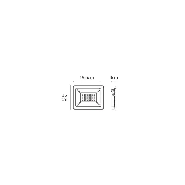 Προβολέας LED RGB 50W IP65 Μαύρος – Artes VK/02254/B/RGB Μαύρο 3