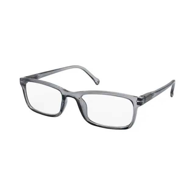 EyeLead Optical Γυαλιά Πρεσβυωπίας - Ανάγνωσης με Κοκάλινο Σκελετό, E181 Διάφανο Γκρι, 1 ζευγάρι +1.00