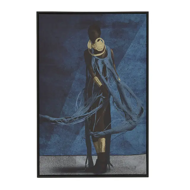 Πίνακας Γυναίκεια Φιγούρα Ύφασμα 60x90cm 3-90-704-0064