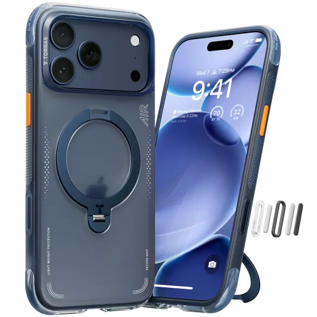 Torras Ostand Q3 Air, deep blue - iPhone 17 Pro 2