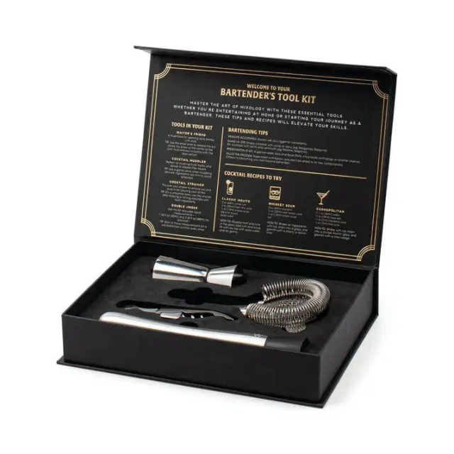 Gentlemen's Hardware Bartender Set for Cocktails Gift