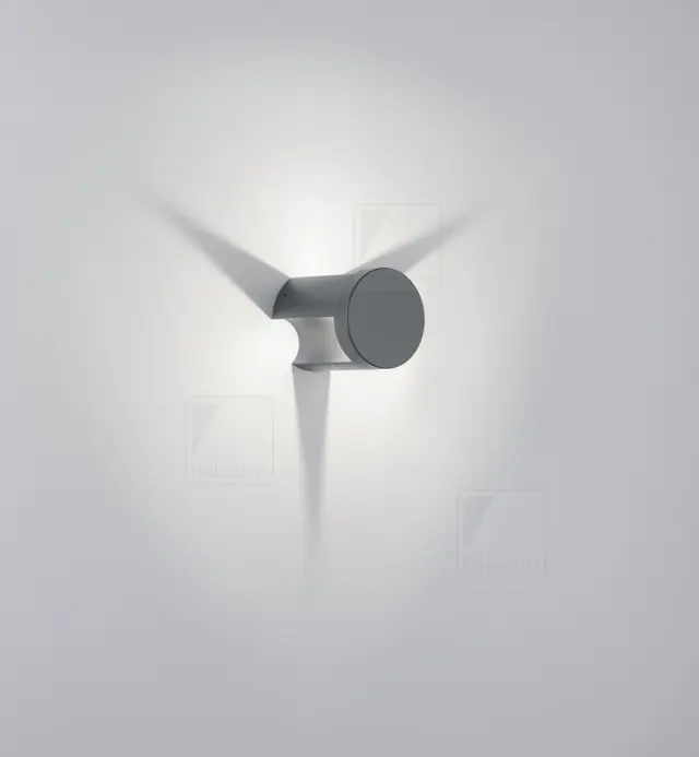 Απλίκα Τοίχου LED SKY Graphite IP54 Έμμεσου Φωτισμού 18W Γραφίτης 2