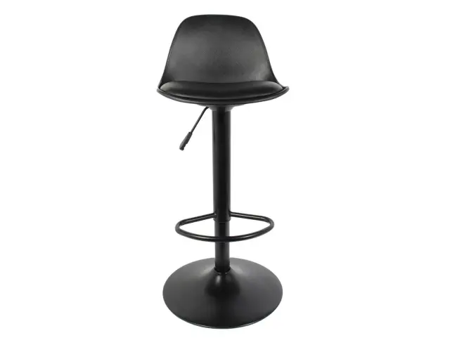 Σκαμπό μπαρ Isak Home Deco Factory με ρυθμιζόμενο ύψος και διαστάσεις 41.5x38x83cm/104cm - Black HD6215 3