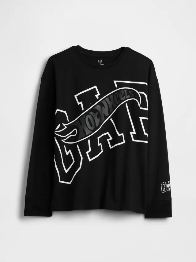 GapKids | Hot Wheels Graphic Μπλούζα true black