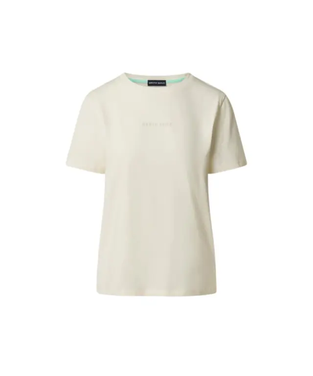 North Sails- Γυναικεία Κοντομάνικη Μπλούζα T-Shirt tonal logo 093524-000-0105 Λευκό