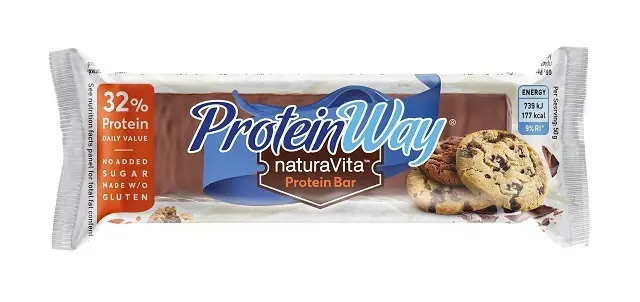Natura Vita Protein Way Μπάρα με 32% Πρωτεΐνη & Γεύση Cookies 50gr