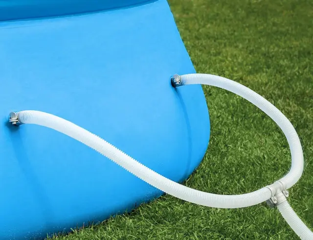 Φουσκωτή Πισίνα Intex Easy Set οικογενειακή, με χωρητικότητα 1942lt και διαστάσεις 244x244x61cm - Περιλαμβάνεται αντλία φίλτρου I03403880