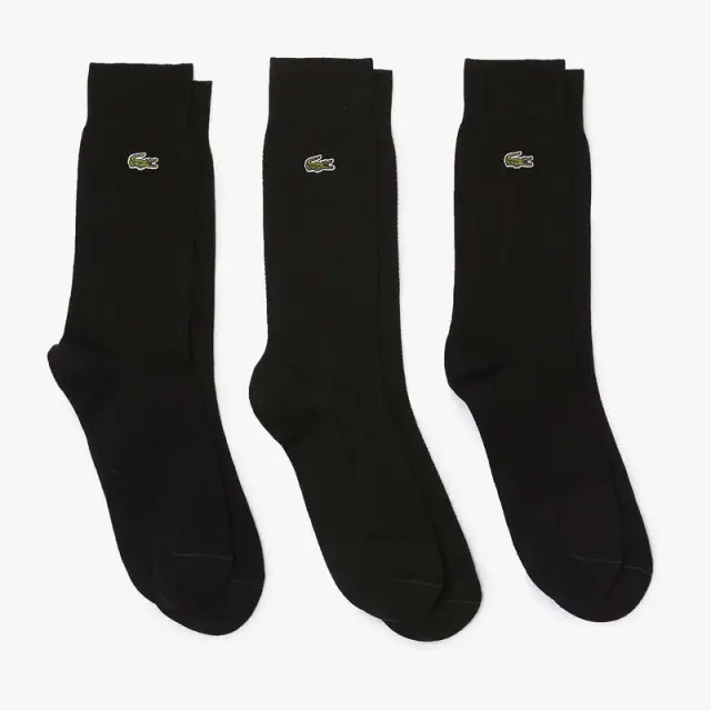 Κάλτσες Lacoste 3 Ζεύγη RA4261-031 Μαύρο - 35-38