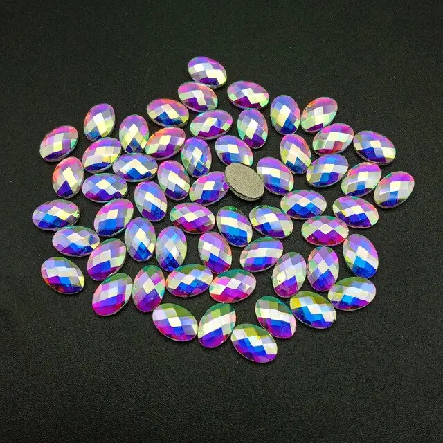 Διακοσμητικά Stras νυχιών τύπου Swarovski 3D 3