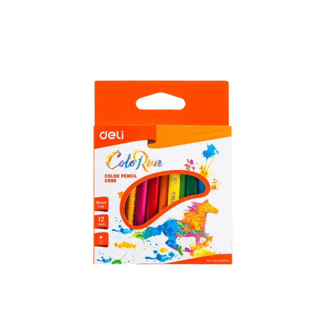Deli ColorRun Mini Ξυλομπογιές 12 Χρώματα 967114