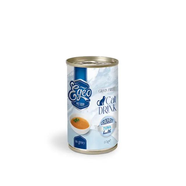 Egeo Υγρή Τροφή Γάτας Drink Urinary με Τόνο 135gr