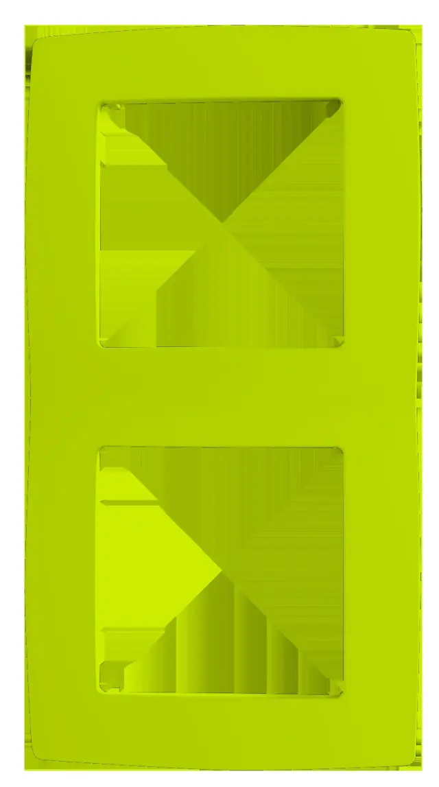 PRIME ΠΛΑΙΣΙΟ 2 ΘΕΣΕΩΝ ΛΑΧΑΝΙ IP20 / 1000119108