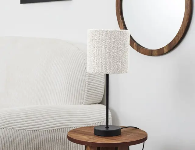 Επιτραπέζιο φωτιστικό Home Deco Factory με διαστάσεις 15x15x38cm - White LA0088 3