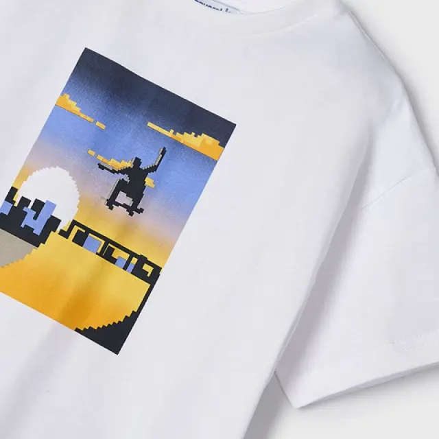 Baby 6 μηνών έως 4 ετών Μπλούζα oversize fit Better Cotton λευκό - 5Ε 2