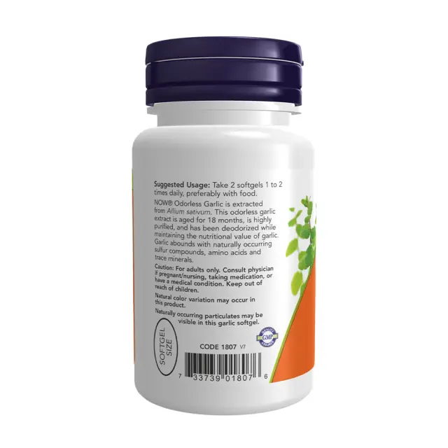 Now Foods Odorless Garlic 3