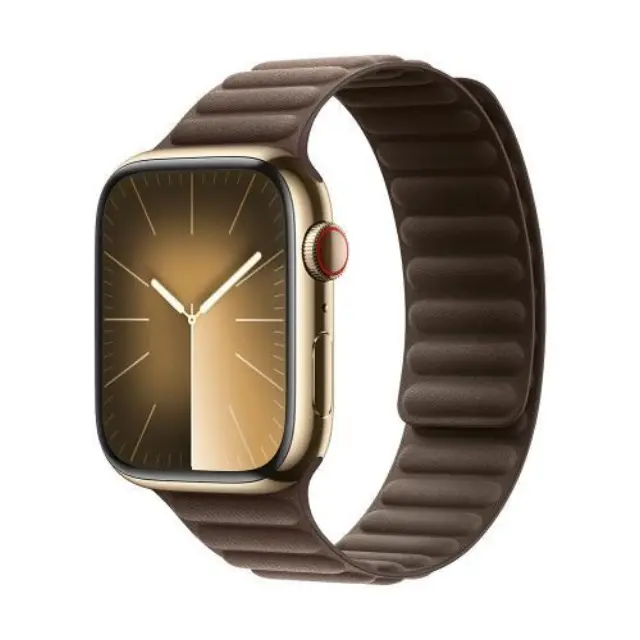 Λουράκι Devia Fiber Magnet Apple Watch (44/ 45/ 46/ 49mm) Deluxe Ανοιχτό Καφέ N64917