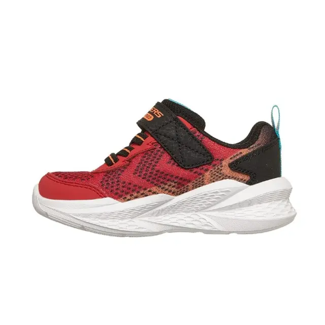Skechers Meteor Lights 2.0 (TDV) (401490N-RDBK) - Μαύρο-Κόκκινο 3