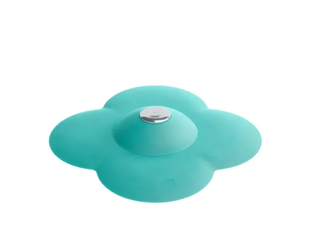 Πώμα Μπάνιου Haircatcher Bloom Umbra με διαστάσεις 7.5x7.5x2.5cm - Τυρκουάζ1024151-276