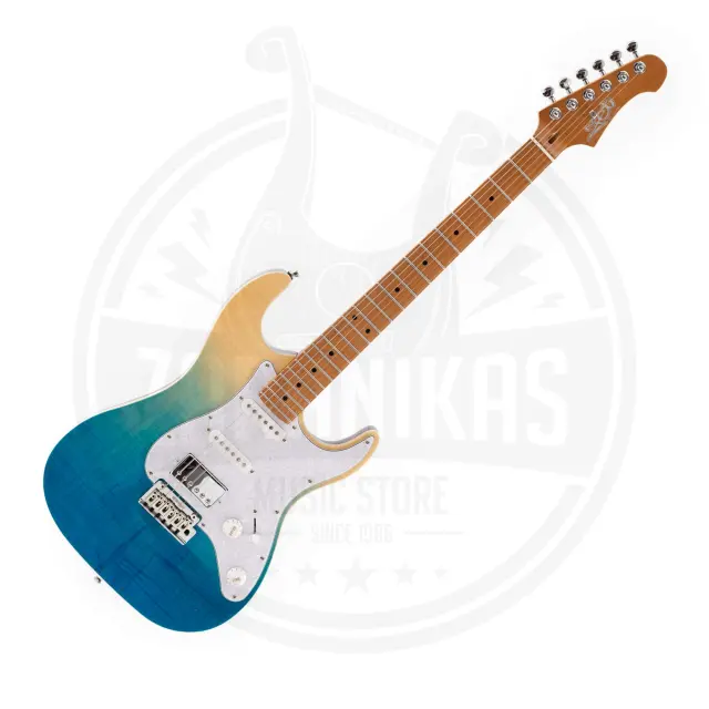 JET JS-450 TBL Stratocaster HSS Ηλεκτρική Κιθάρα Transparent Blue