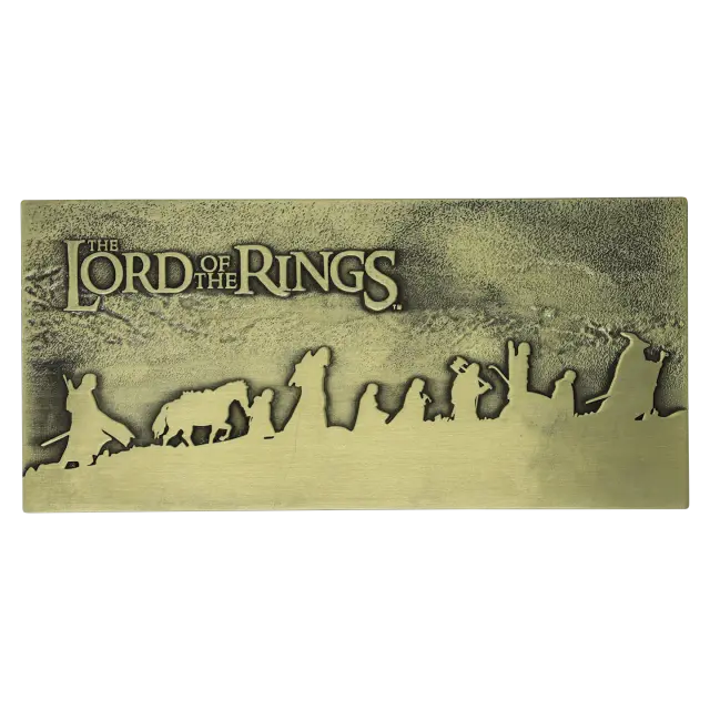 The Lord of the Rings Limited Edition The Fellowship Plaque - Fan Shop and Merchandise