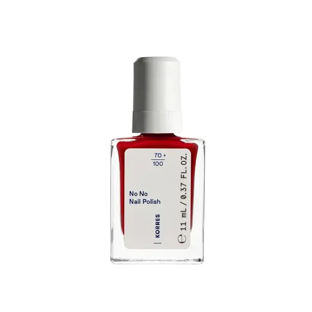 Korres No No Nail Polish 51 True Red Effect Βερνίκι Νυχιών Μακράς Διαρκείας, 11ml