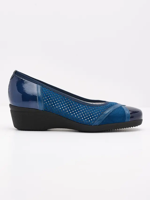 Soffice Sogno Μπαλαρίνες Γυναικείο δέρμα Nubuck Μπλέ ASS/20022 DENIM 3