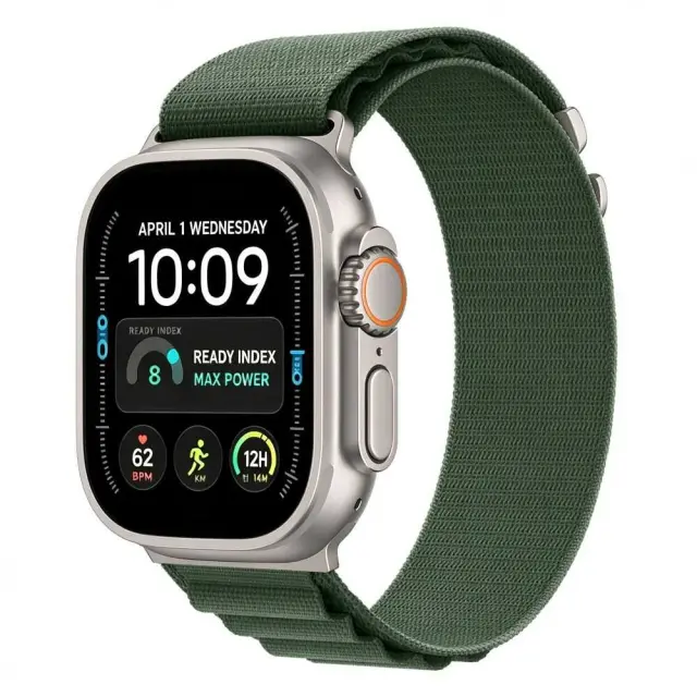 Tech-protect Nylon Pro Apple Watch 8 / 9 / 10 / 11 / 12 / Se / Ultra (44 / 45 / 46 / 49 Mm) Military Green 3
