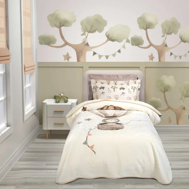 Κουβέρτα 160X220 Μονή 650gsm Essential Greenwich Polo Club 8860 Taupe 100% Πολυέστερ