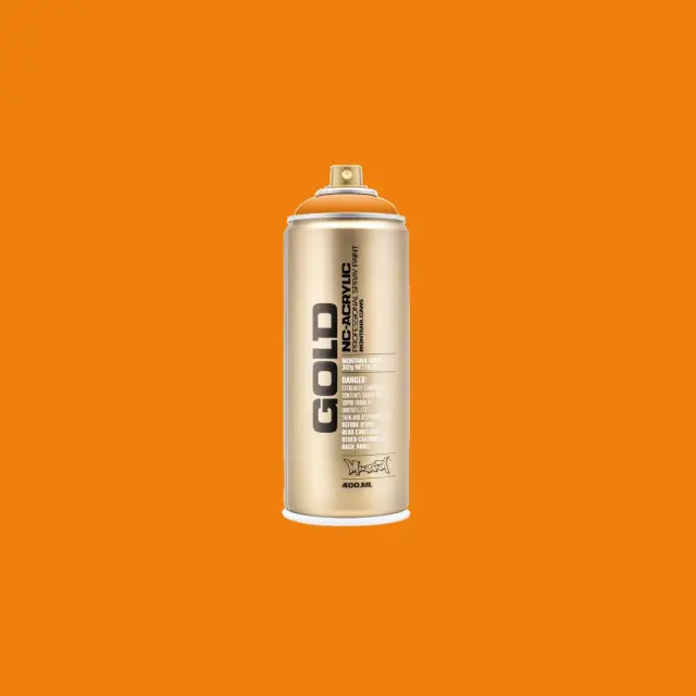 Montana Gold Spray Paint 400ml G2050 Orangina