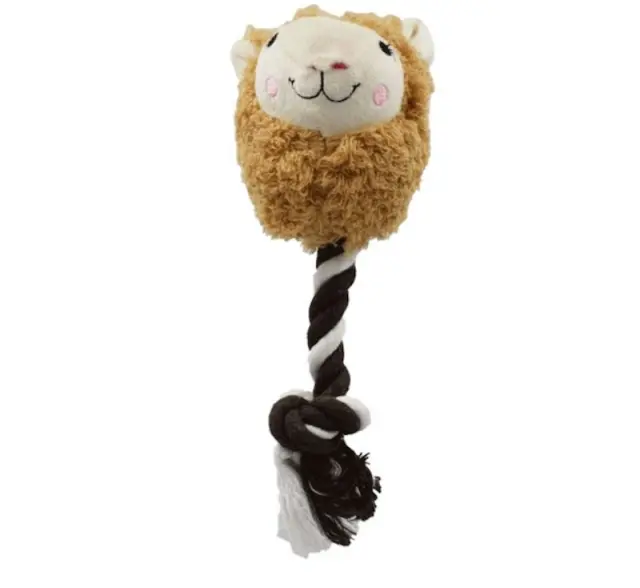Kowloon Παιχνίδι Σκύλου Alpaca με Σχοινί Μονόχρωμο