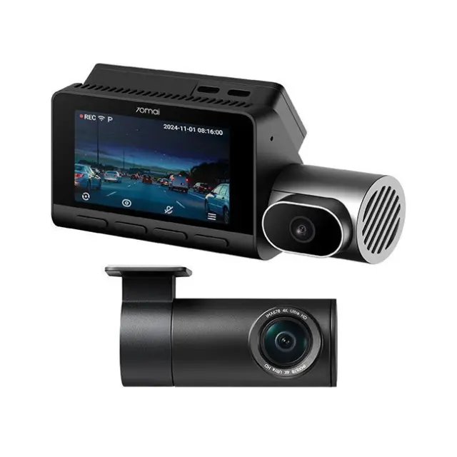 70mai Κάμερα DVR T800 4K & Rear Camera RC41 4K HDR & Κάρτα SD 512GB (T800-41-512G)