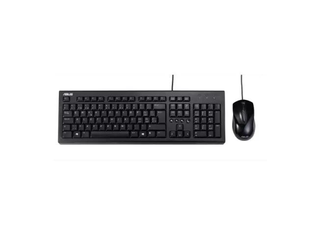 ASUS U2000 Wired Keyboard <(>&<)> Mouse Combo – Greek Layout, COPILOT-90 (90-XB1000KM00250-)