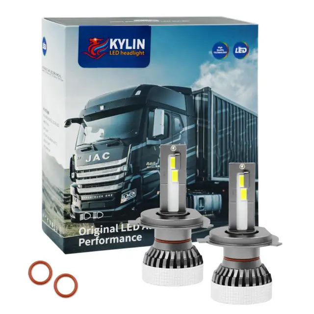 Led Λάμπες Αυτοκινήτου – Φορτηγού H4 12V-24V CANBUS 90W 6500K 9000LM 2 X 45W V18K-H4