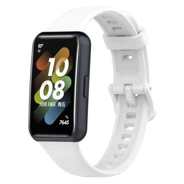 Λουράκι Σιλικόνης για Huawei Band 7-White OEM