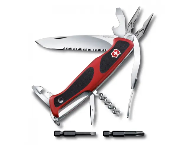 Ελβετικός Σουγιάς Victorinox Ranger 174 W Grip με 17 λειτουργίες και μήκος 13cm - Red0.9728.WC 2