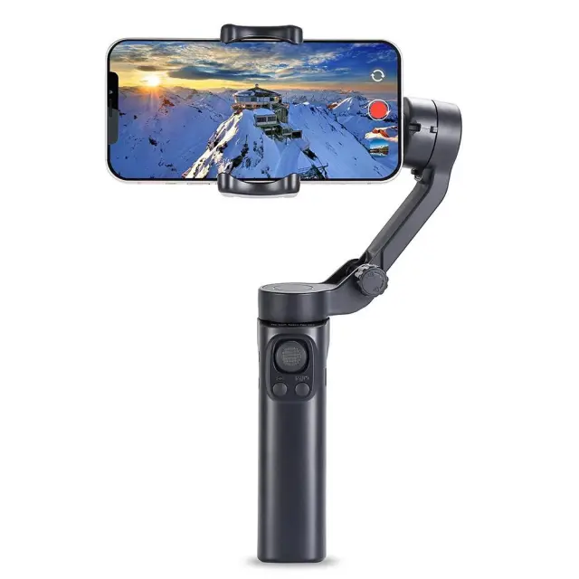 F5 Plus Gimbal Τηλεφώνου με 3 Άξονες Μαύρο 2
