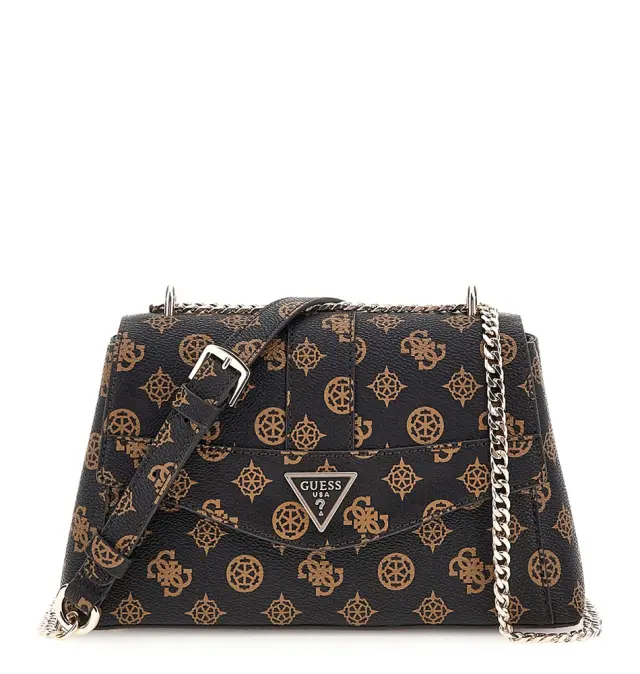 Τσάντα GUESS Dorys HWPM9521210 Καφέ