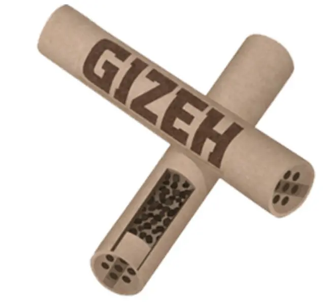 Φίλτρο Gizeh Extra Slim 34 Ενεργού Ανθρακα 6mm - Ακατέργαστο 2