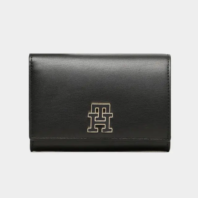 Tommy Hilfiger - Γυναικείο Πορτοφόλι Th Chic Med Flap Wallet AW0AW14887-BDS Μαύρο